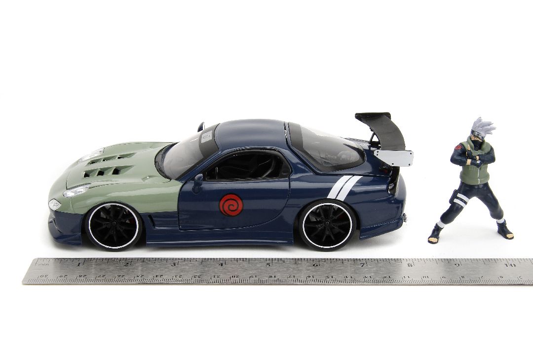 Jada 1/24 "Hollywood Rides" Naruto 1993 Mazda RX-7 with Kakashi – image 16