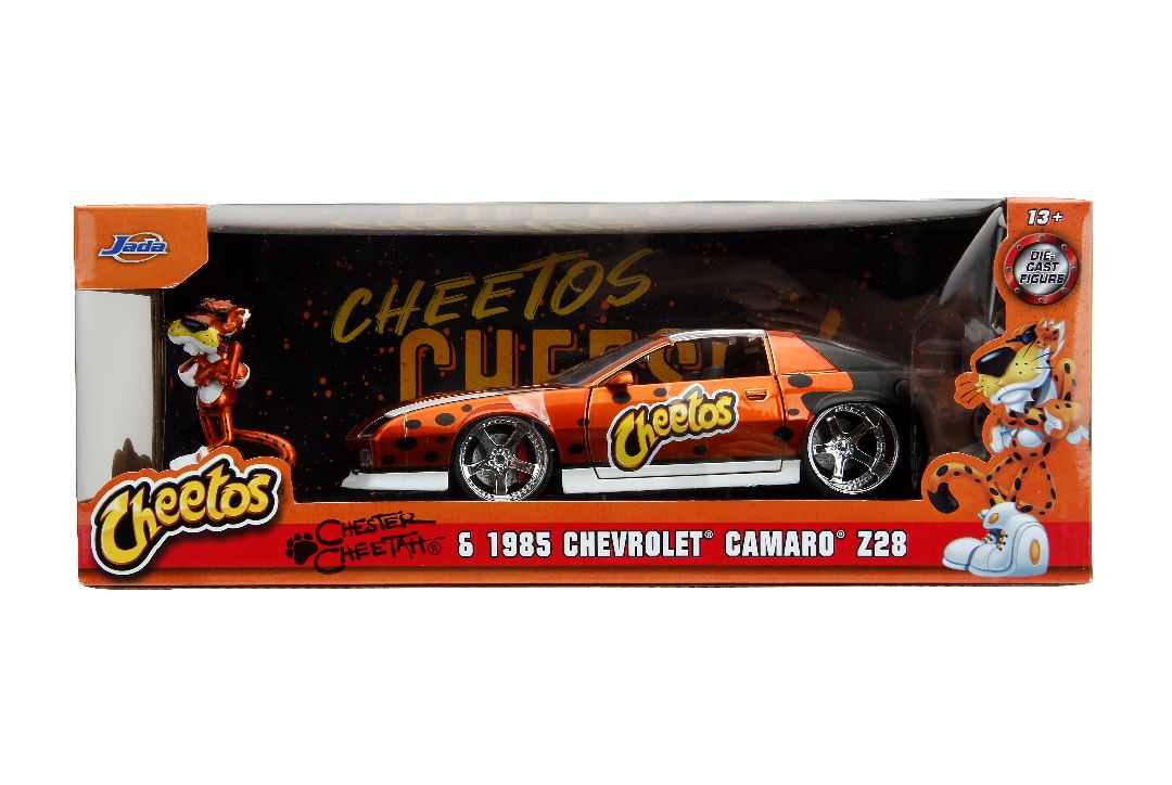 Jada 1/24 "Hollywood Rides" Cheetos 1985 Chevy Camaro w/Chester – image 20