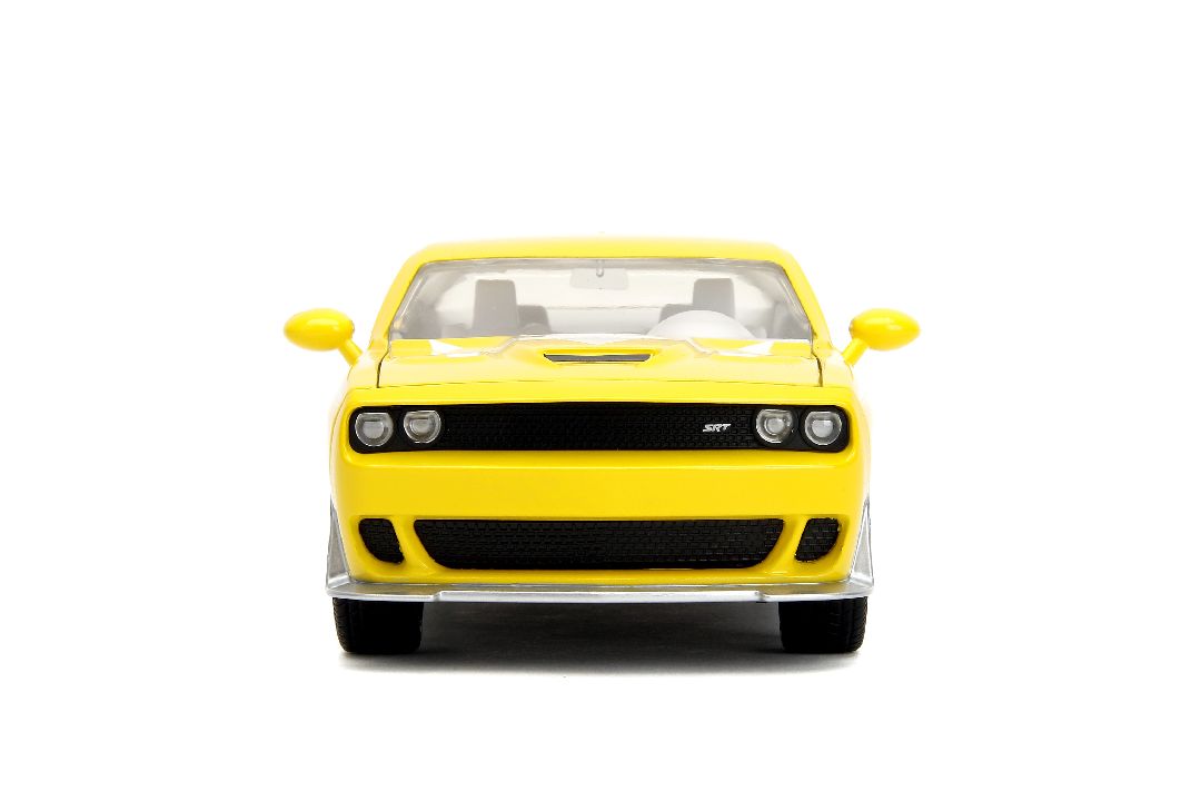 Jada 1/24 "Hollywood Rides" 2015 Challenger Hellcat YellowRanger – image 4