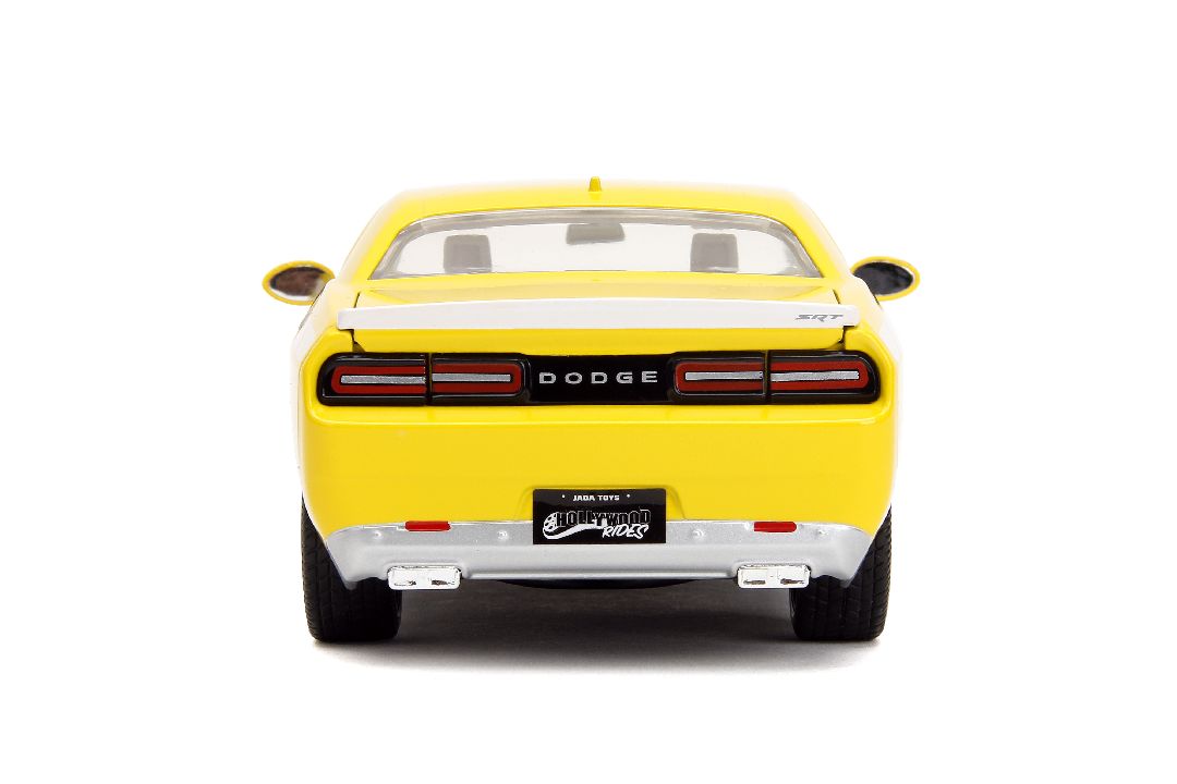 Jada 1/24 "Hollywood Rides" 2015 Challenger Hellcat YellowRanger – image 8