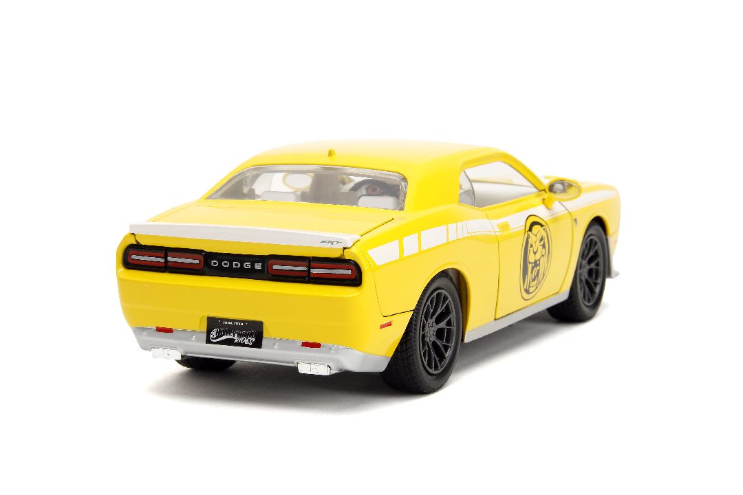 Jada 1/24 "Hollywood Rides" 2015 Challenger Hellcat YellowRanger – image 9