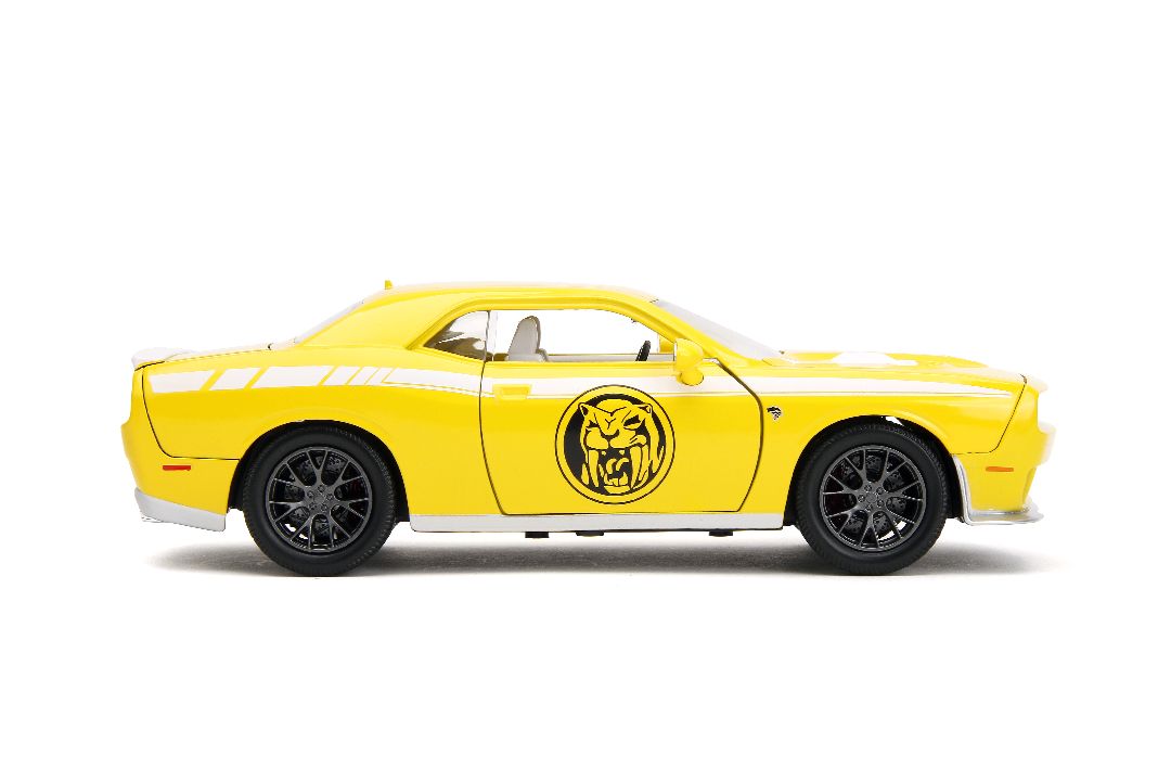 Jada 1/24 "Hollywood Rides" 2015 Challenger Hellcat YellowRanger – image 10