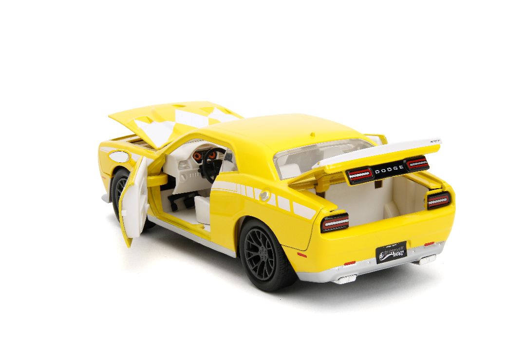Jada 1/24 "Hollywood Rides" 2015 Challenger Hellcat YellowRanger – image 16