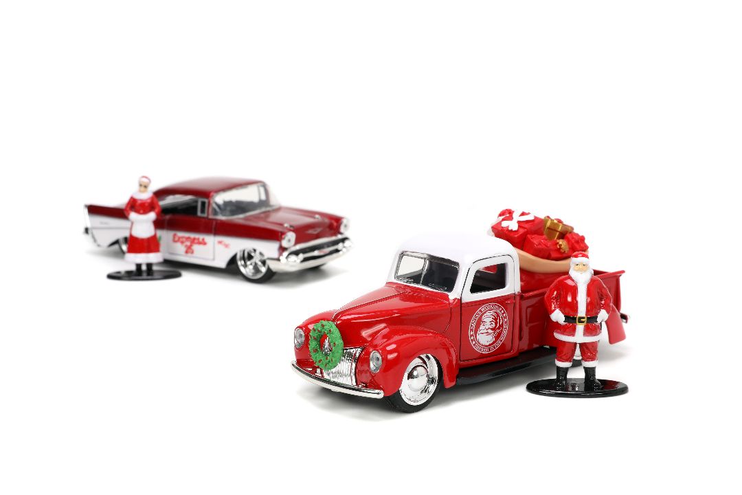Jada 1/32 "Holiday Rides" Santa Claus & Ms Claus Twin Pack – image 2