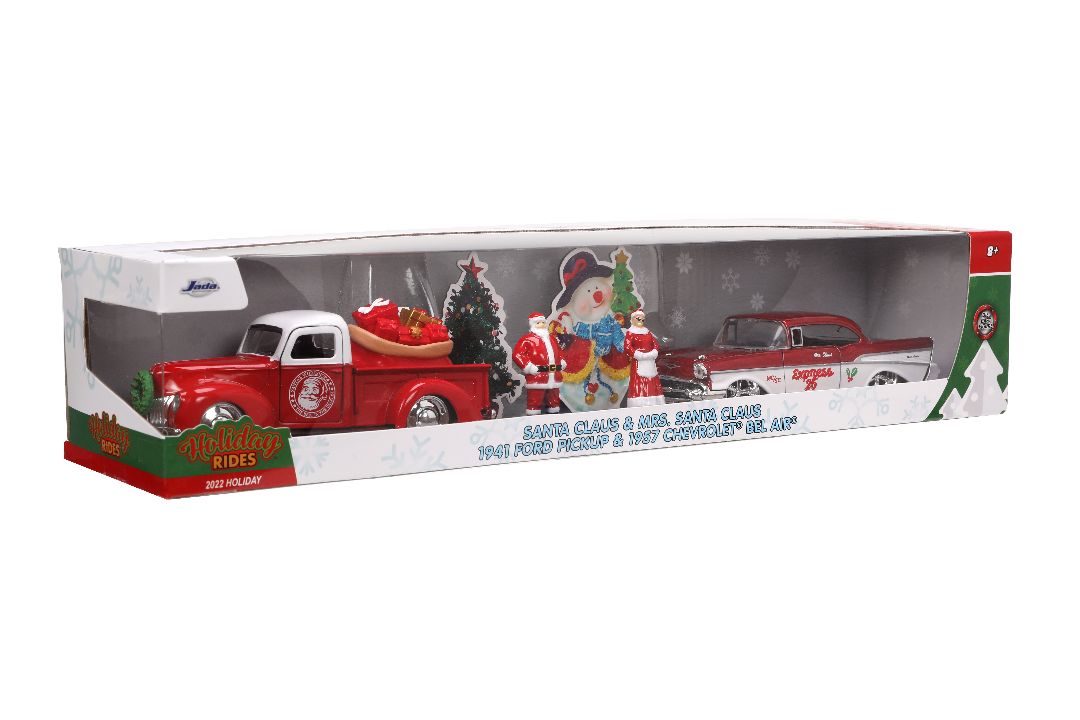 Jada 1/32 "Holiday Rides" Santa Claus & Ms Claus Twin Pack – image 12