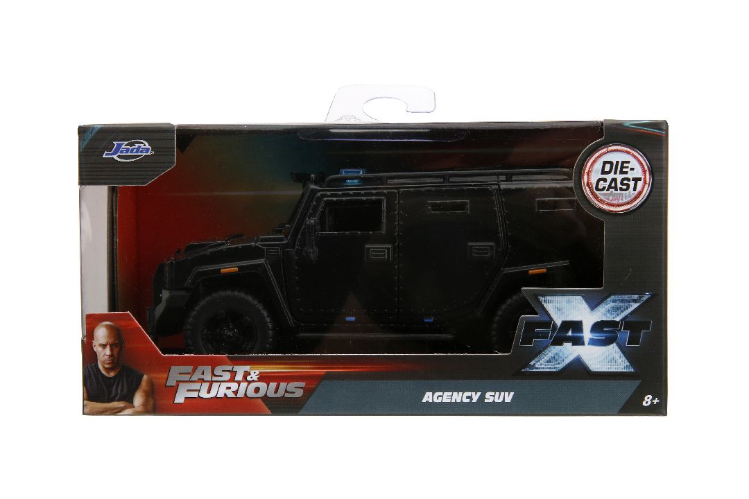 Jada 1/32 "Fast & Furious" FAST X Agency SUV - Primer Black – image 12