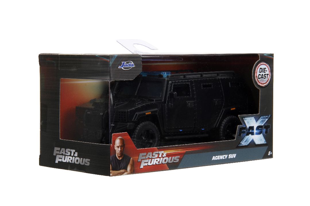 Jada 1/32 "Fast & Furious" FAST X Agency SUV - Primer Black – image 13