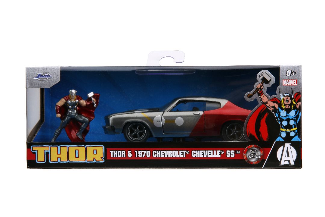 Jada 1/32 "Hollywood Rides" Marvel 1970 Chevelle SS w/Thor – image 2