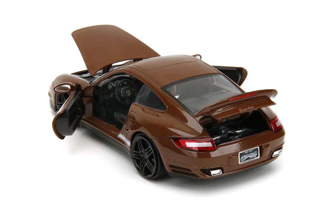 Jada 1/24 "Hollywood Rides" 2007 Porsche 911 Turbo w/Brown M&Ms – image 5