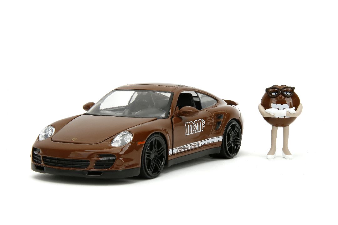 Jada 1/24 "Hollywood Rides" 2007 Porsche 911 Turbo w/Brown M&Ms – image 4