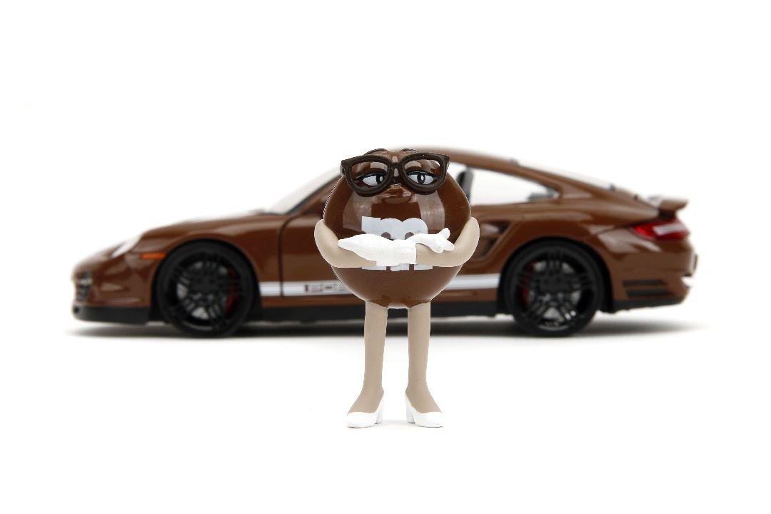 Jada 1/24 "Hollywood Rides" 2007 Porsche 911 Turbo w/Brown M&Ms – image 10