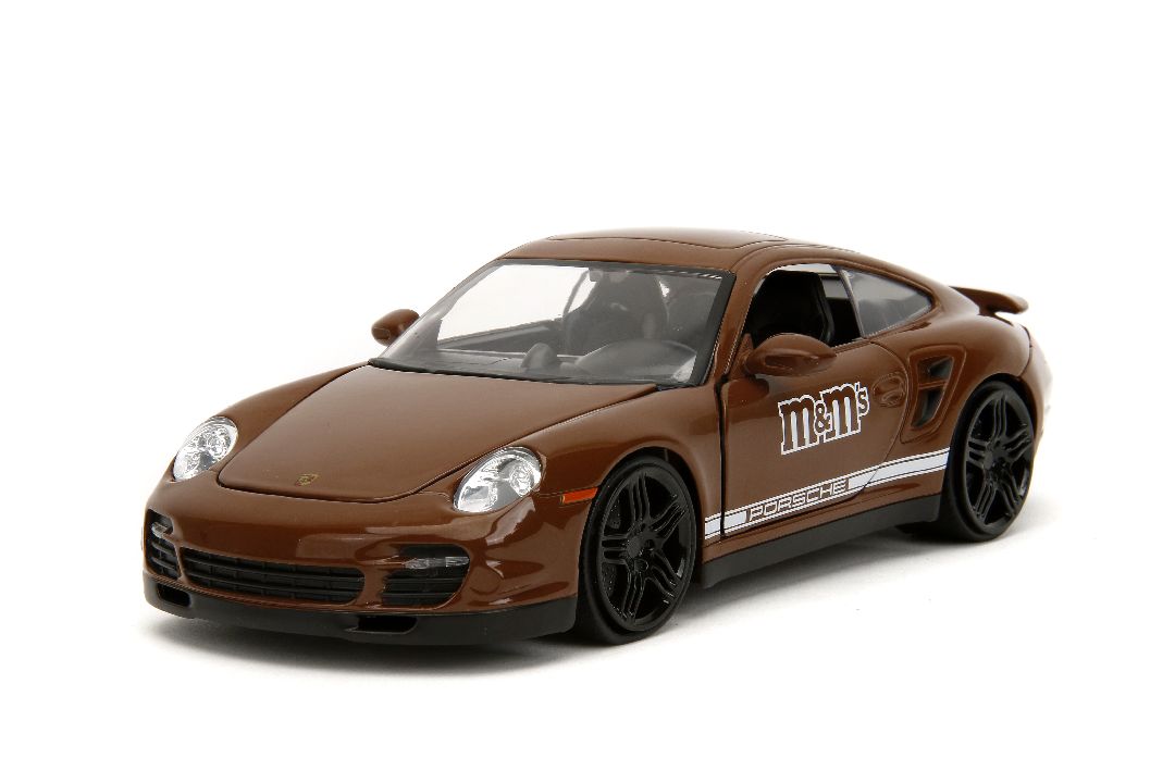 Jada 1/24 "Hollywood Rides" 2007 Porsche 911 Turbo w/Brown M&Ms – image 7