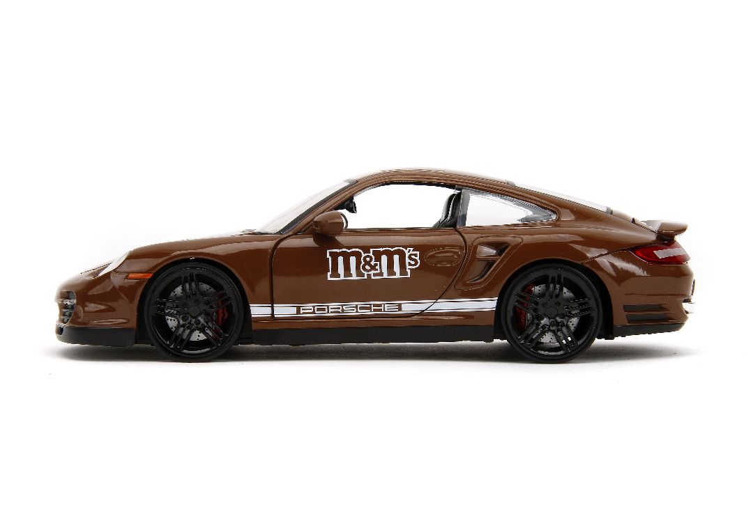 Jada 1/24 "Hollywood Rides" 2007 Porsche 911 Turbo w/Brown M&Ms – image 9