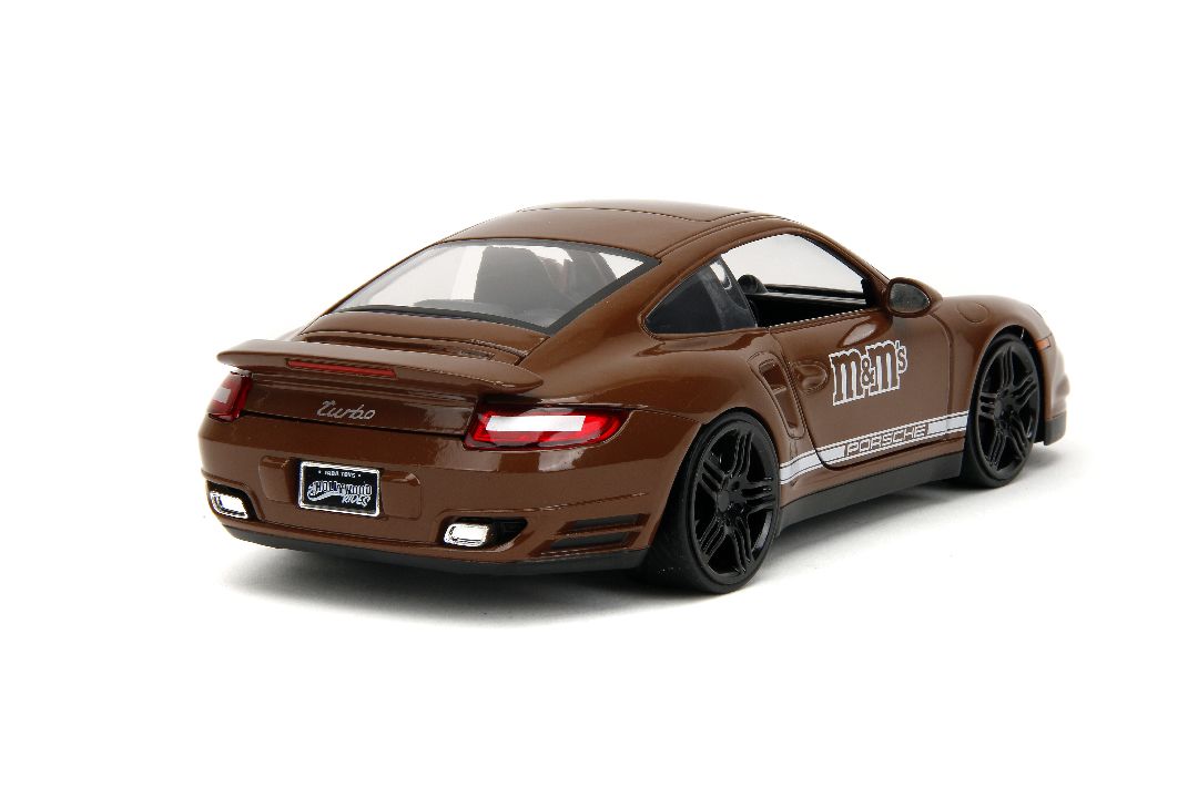Jada 1/24 "Hollywood Rides" 2007 Porsche 911 Turbo w/Brown M&Ms – image 8