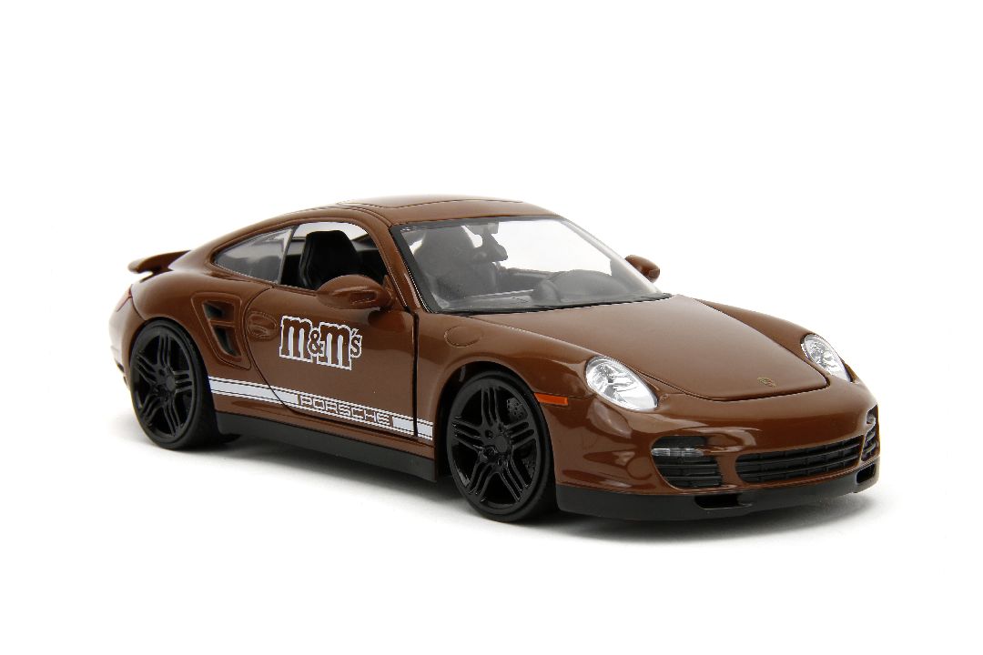 Jada 1/24 "Hollywood Rides" 2007 Porsche 911 Turbo w/Brown M&Ms – image 12