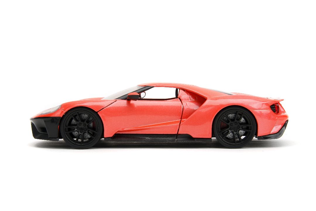 Jada 1/24 "Pink Slips" 2017 Ford GT - Metallic Salmon – image 2