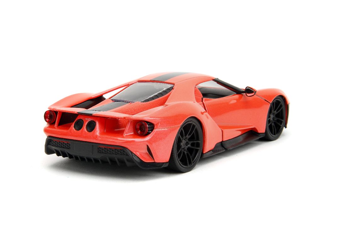 Jada 1/24 "Pink Slips" 2017 Ford GT - Metallic Salmon – image 5
