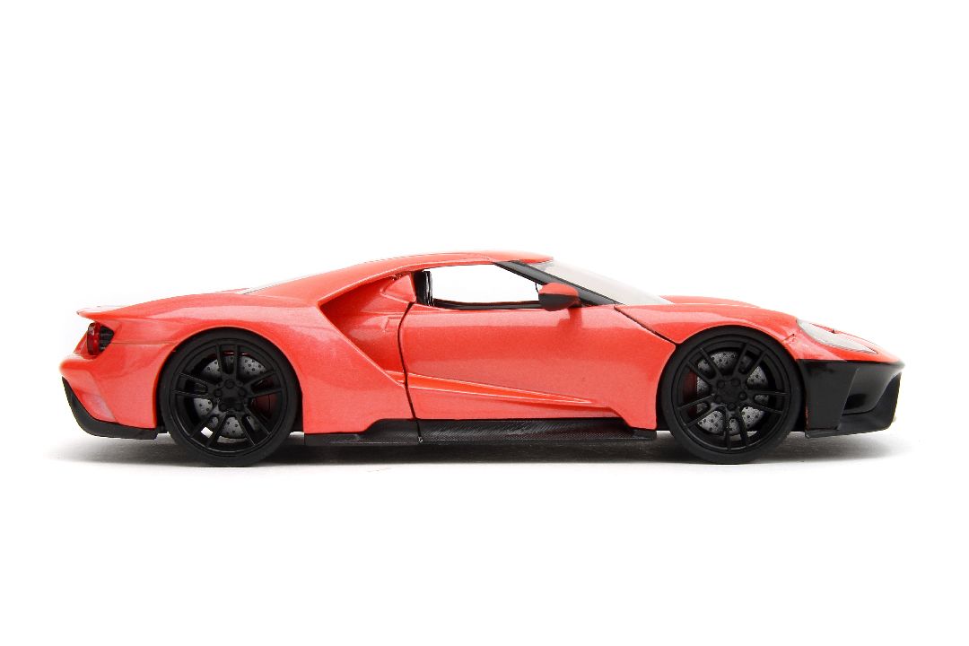 Jada 1/24 "Pink Slips" 2017 Ford GT - Metallic Salmon – image 6