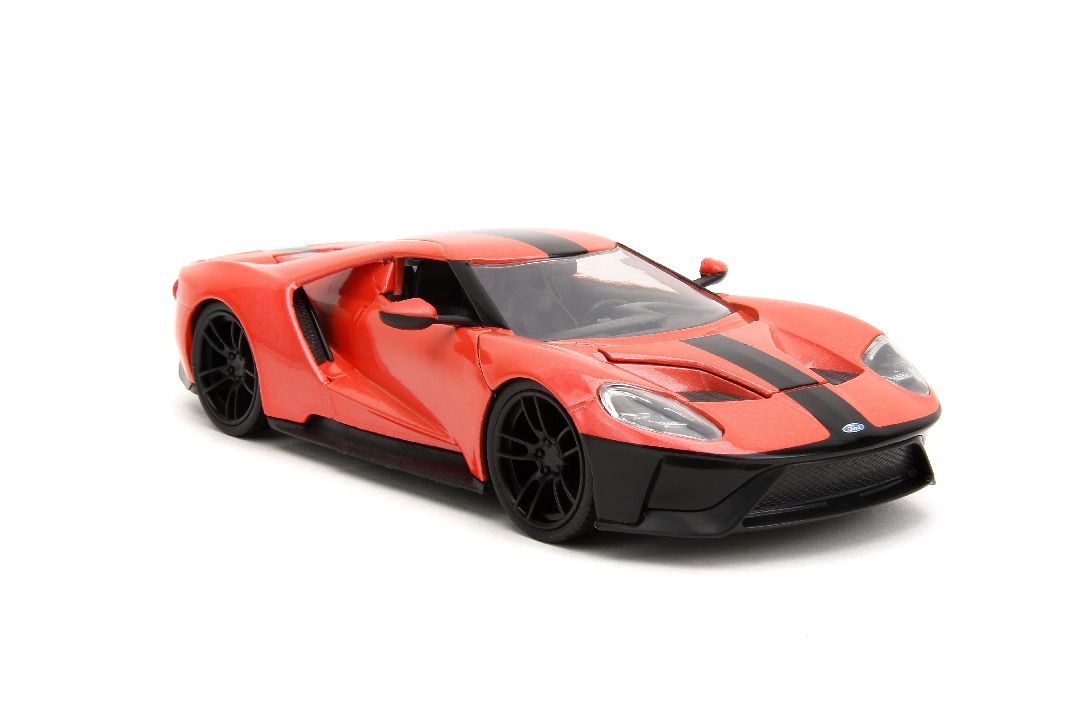 Jada 1/24 "Pink Slips" 2017 Ford GT - Metallic Salmon – image 7