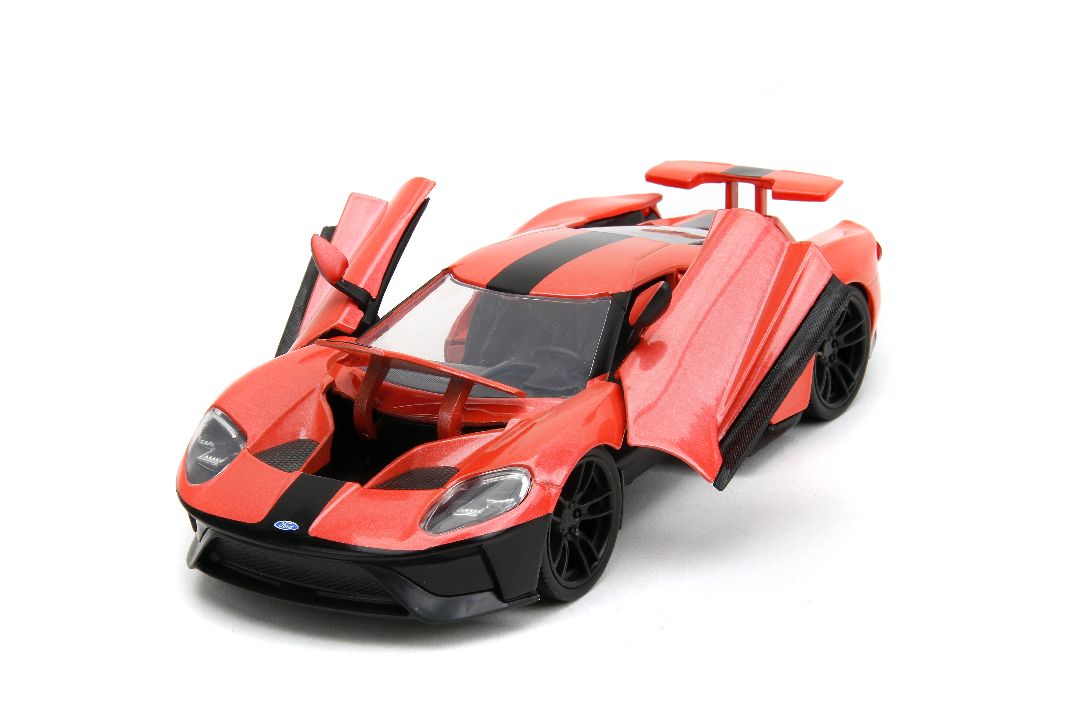 Jada 1/24 "Pink Slips" 2017 Ford GT - Metallic Salmon – image 10