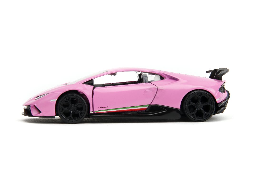Jada 1/32 "Pink Slips" Lamborghini Huracan Performante - Pink thumbnail 1