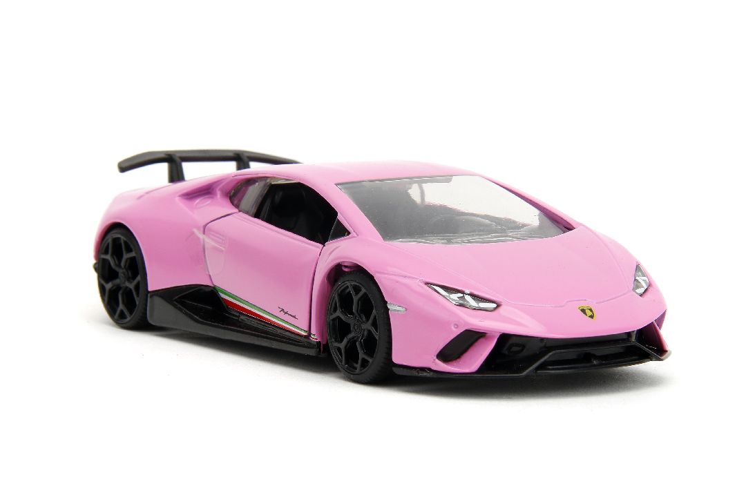 Jada 1/32 "Pink Slips" Lamborghini Huracan Performante - Pink thumbnail 4