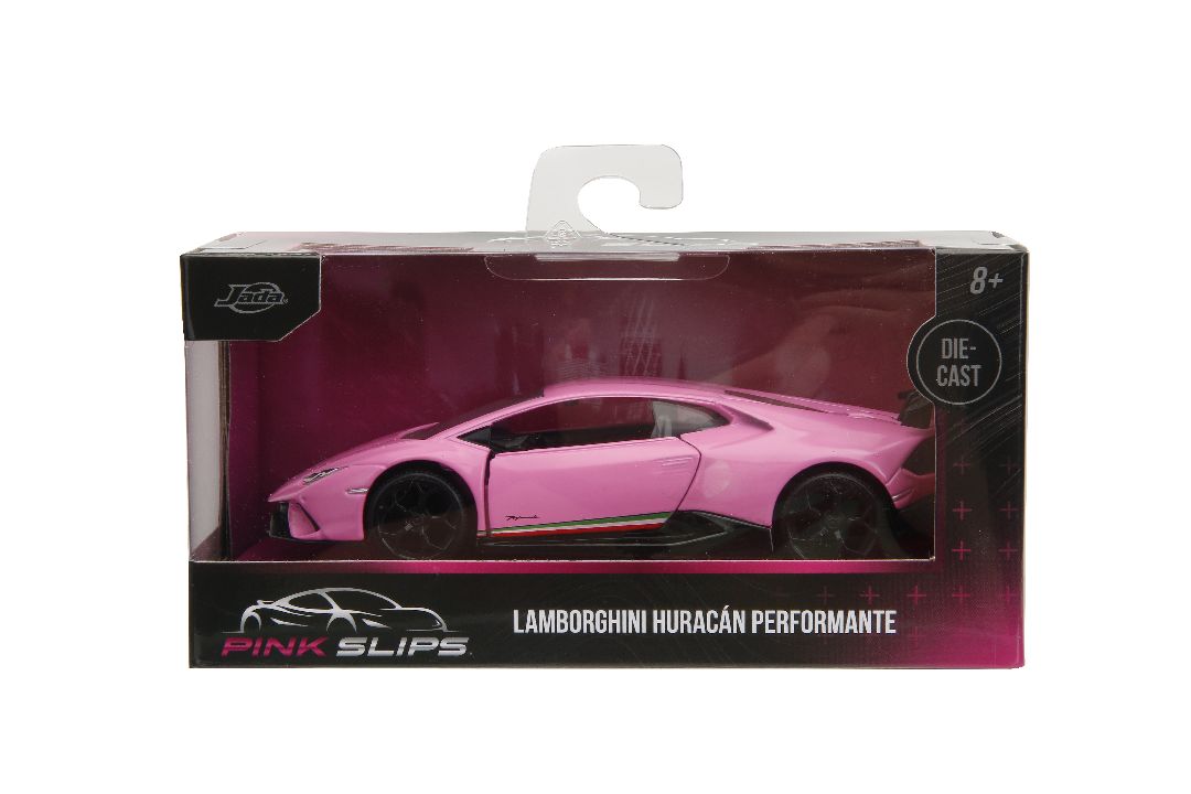 Jada 1/32 "Pink Slips" Lamborghini Huracan Performante - Pink thumbnail 12