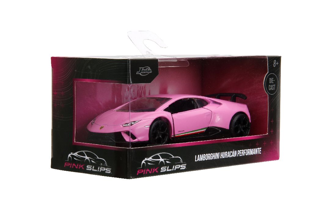 Jada 1/32 "Pink Slips" Lamborghini Huracan Performante - Pink thumbnail 13