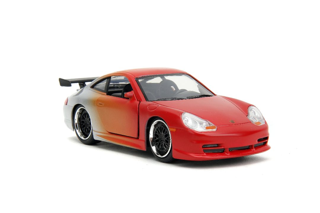 Jada 1/32 "Pink Slips"Porsche 911 GT3 RS-Primer Red/Orange/Slvr – image 7