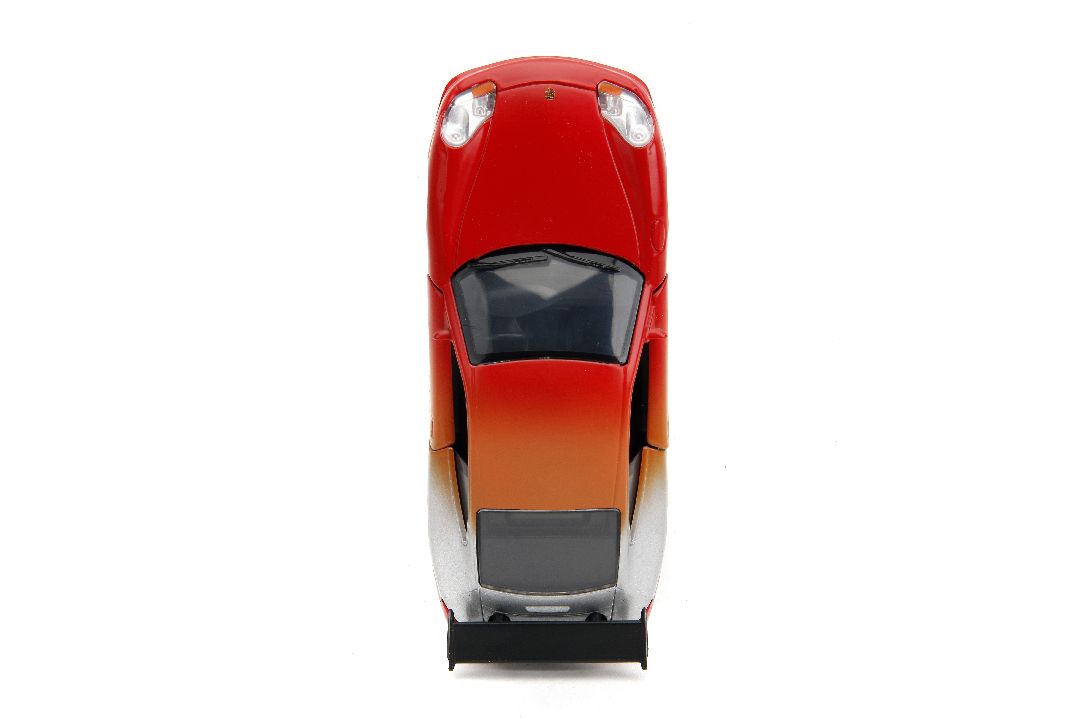 Jada 1/32 "Pink Slips"Porsche 911 GT3 RS-Primer Red/Orange/Slvr – image 8