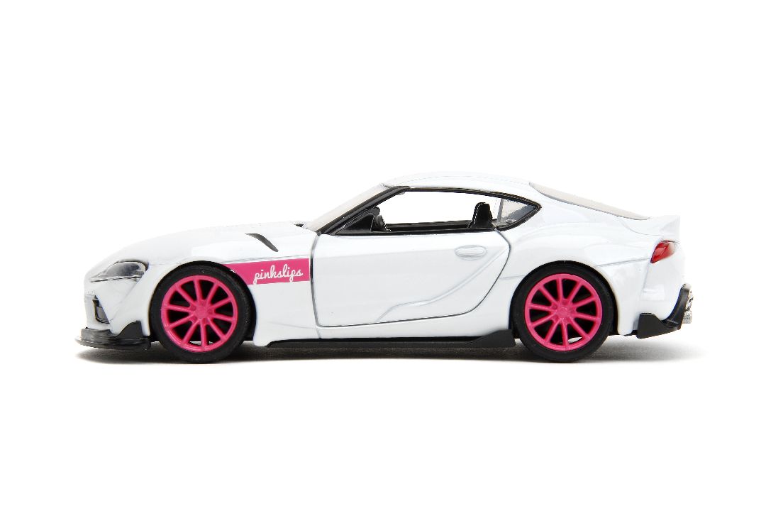 Jada 1/32 "Pink Slips" 2020 Toyota Supra - Glossy White – image 2