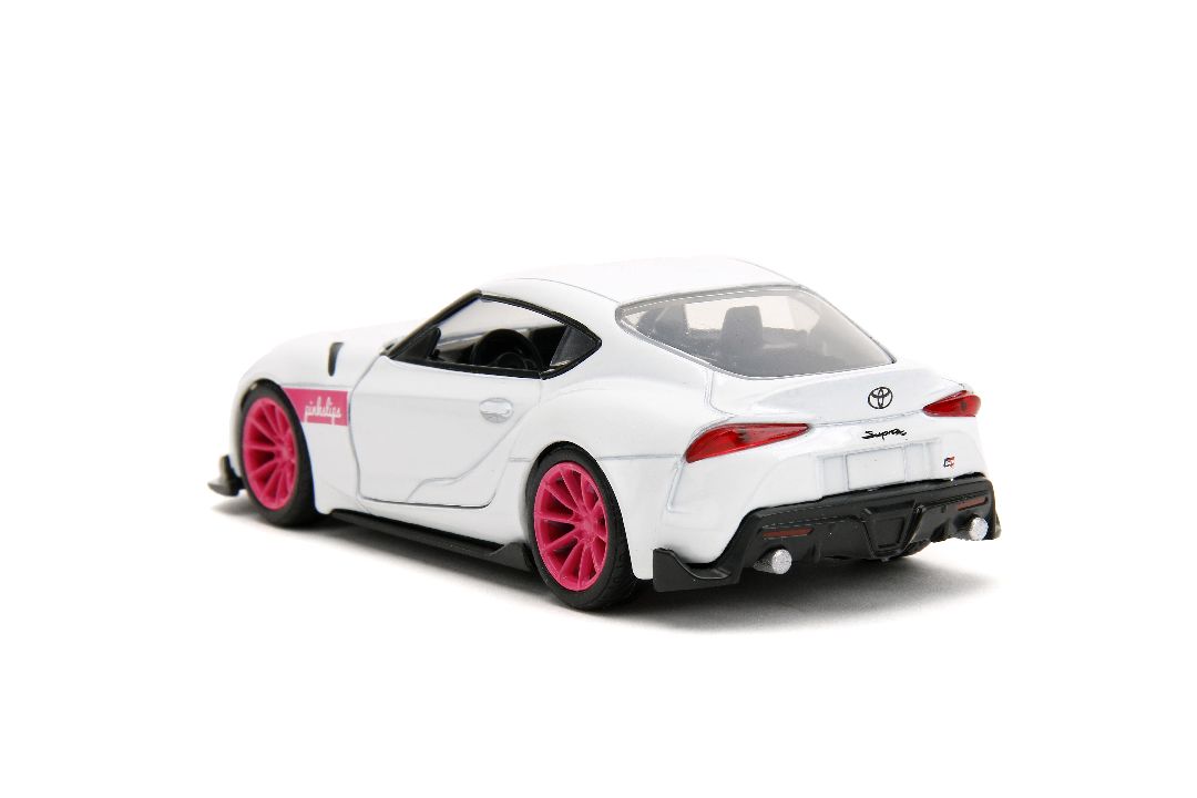 Jada 1/32 "Pink Slips" 2020 Toyota Supra - Glossy White – image 3