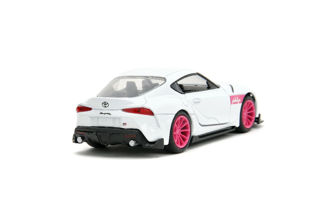 Jada 1/32 "Pink Slips" 2020 Toyota Supra - Glossy White – image 5