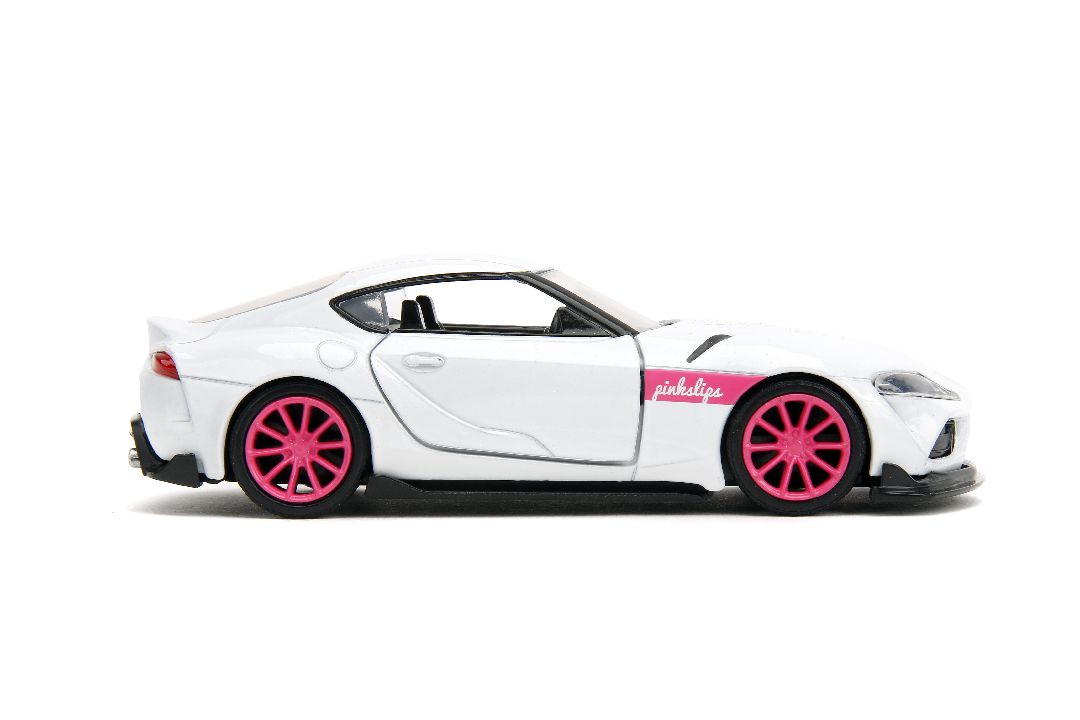 Jada 1/32 "Pink Slips" 2020 Toyota Supra - Glossy White – image 6