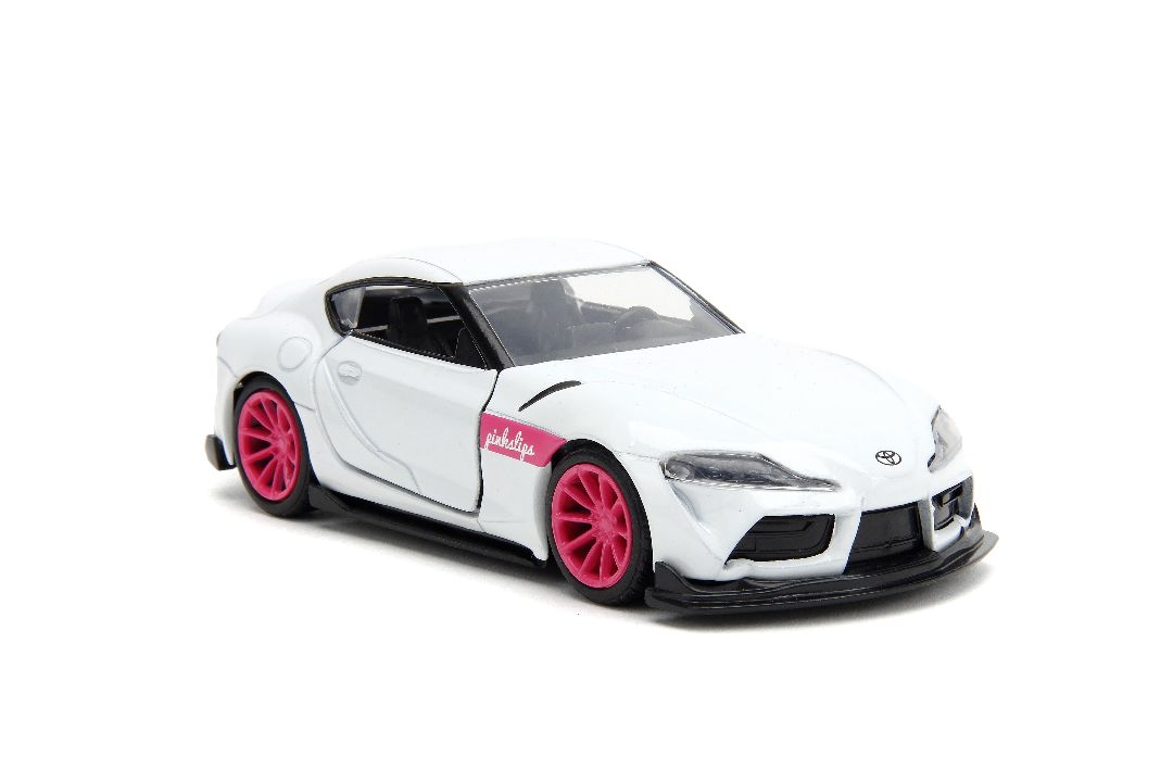 Jada 1/32 "Pink Slips" 2020 Toyota Supra - Glossy White – image 7