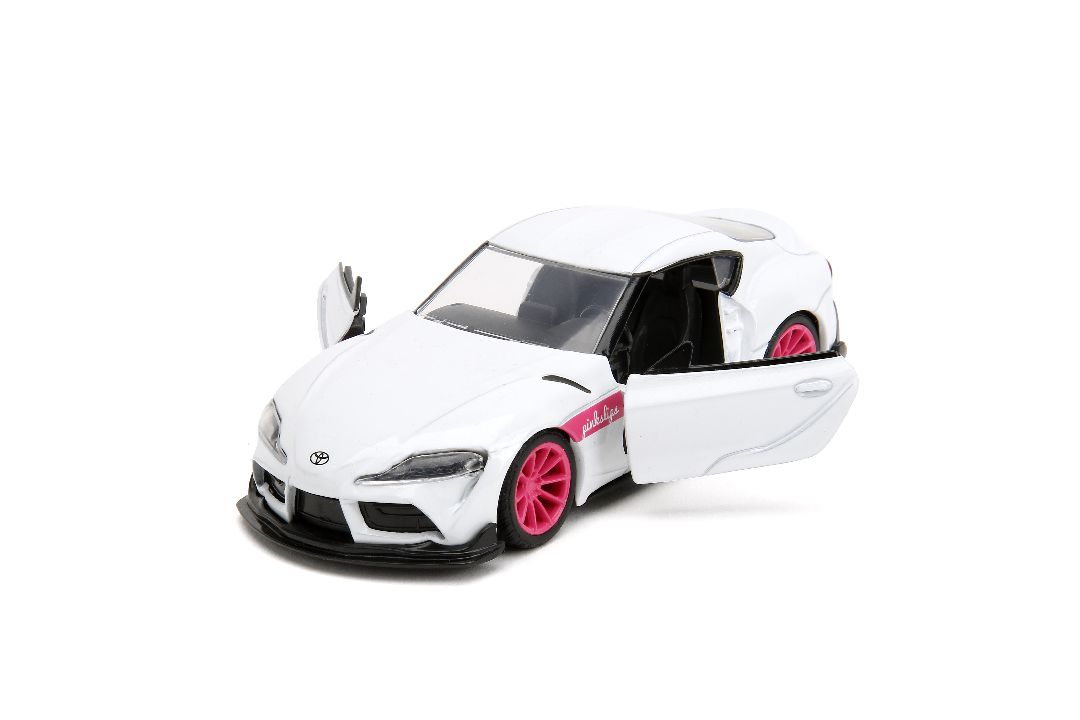 Jada 1/32 "Pink Slips" 2020 Toyota Supra - Glossy White – image 10