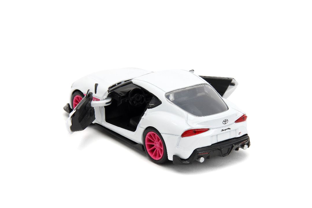 Jada 1/32 "Pink Slips" 2020 Toyota Supra - Glossy White – image 11