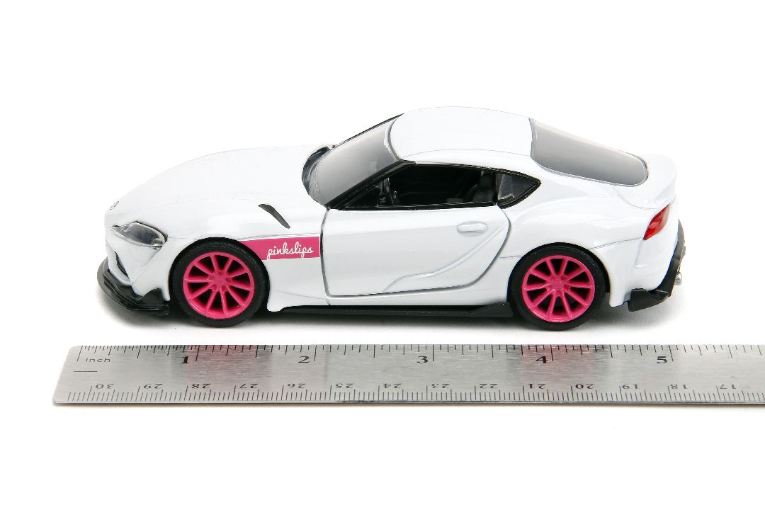 Jada 1/32 "Pink Slips" 2020 Toyota Supra - Glossy White – image 12