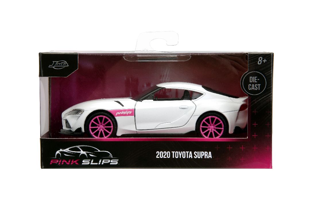 Jada 1/32 "Pink Slips" 2020 Toyota Supra - Glossy White – image 13