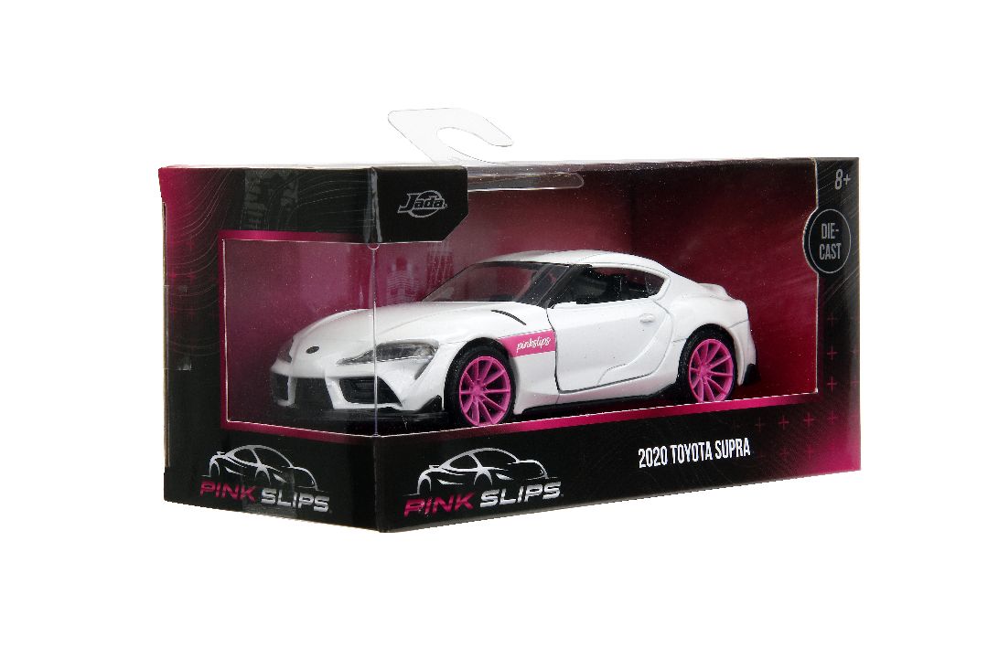 Jada 1/32 "Pink Slips" 2020 Toyota Supra - Glossy White – image 14