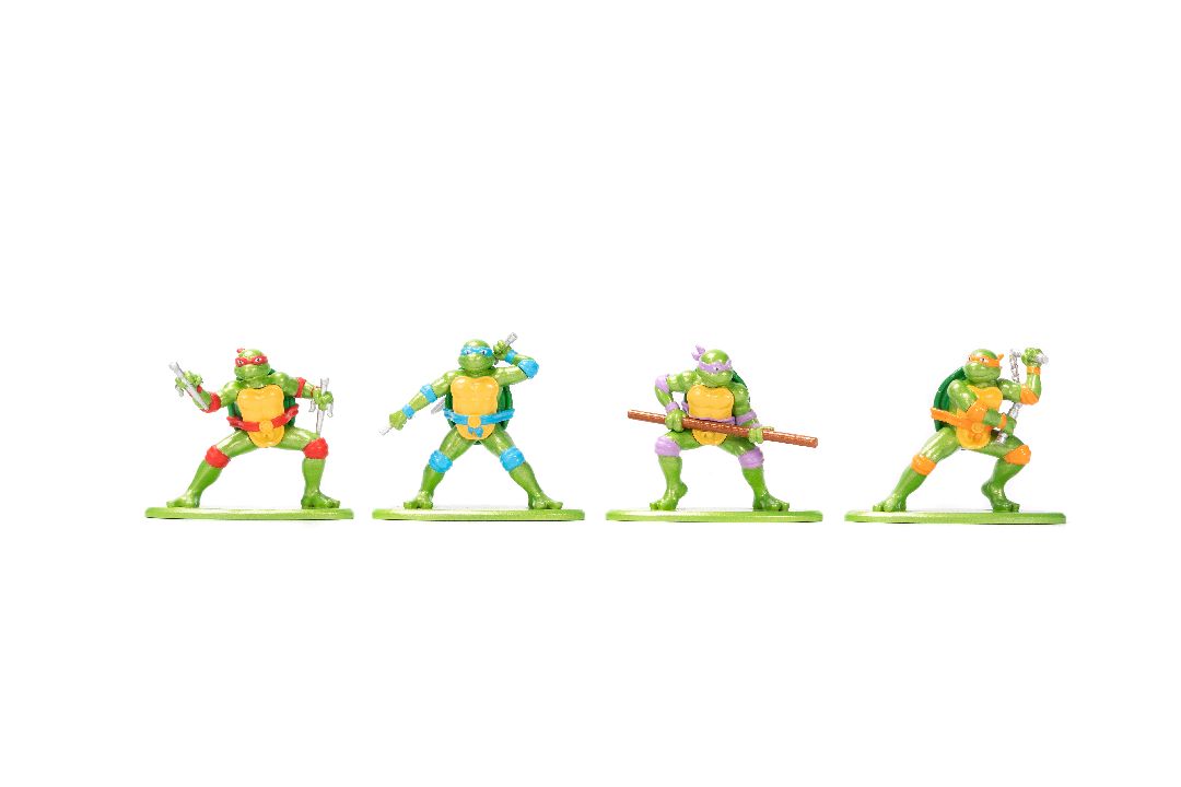 Jada Nano Scene TMNT Turtle Lair with 4 Figures – image 6