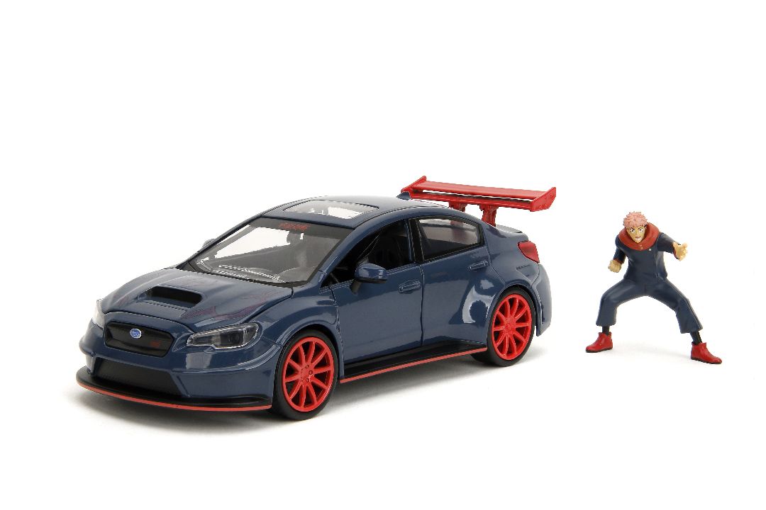 Jada 1/24 "Hollywood Rides"  2016 WRX STI w/ Yuji Itadori – image 3