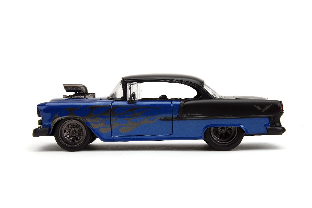 Jada 1/24 "BIGTIME Muscle" 1955 Chevy Bel Air - Metallic Blue – image 2