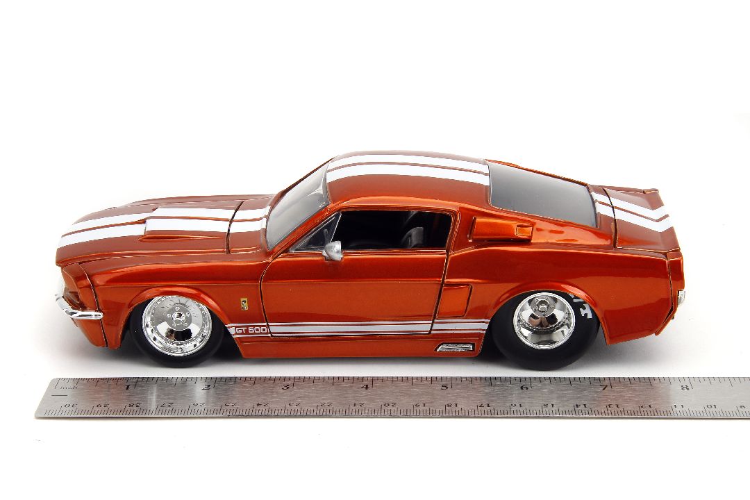 Jada 1/24 "BIGTIME Muscle" 1967 Shelby GT500 - Candy Orange – image 13