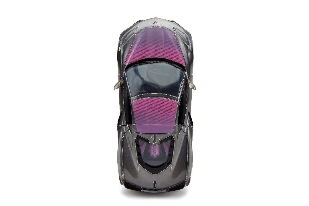 Jada 1/24 "Pink Slips" 2020 Corvette Stingray-Metallic Grey/Pink – image 9