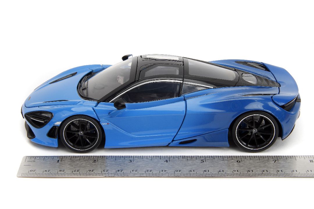 Jada 1/24 "Pink Slips" Mclaren 720S - Light/Dark Blue Gradient – image 14