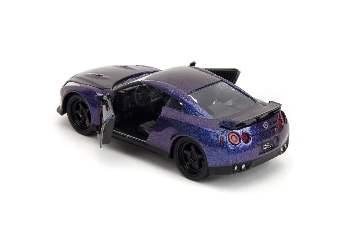 Jada 1/32 "Pink Slips" 2009 Nissan GT-R (R35) - Metallic Purple – image 4
