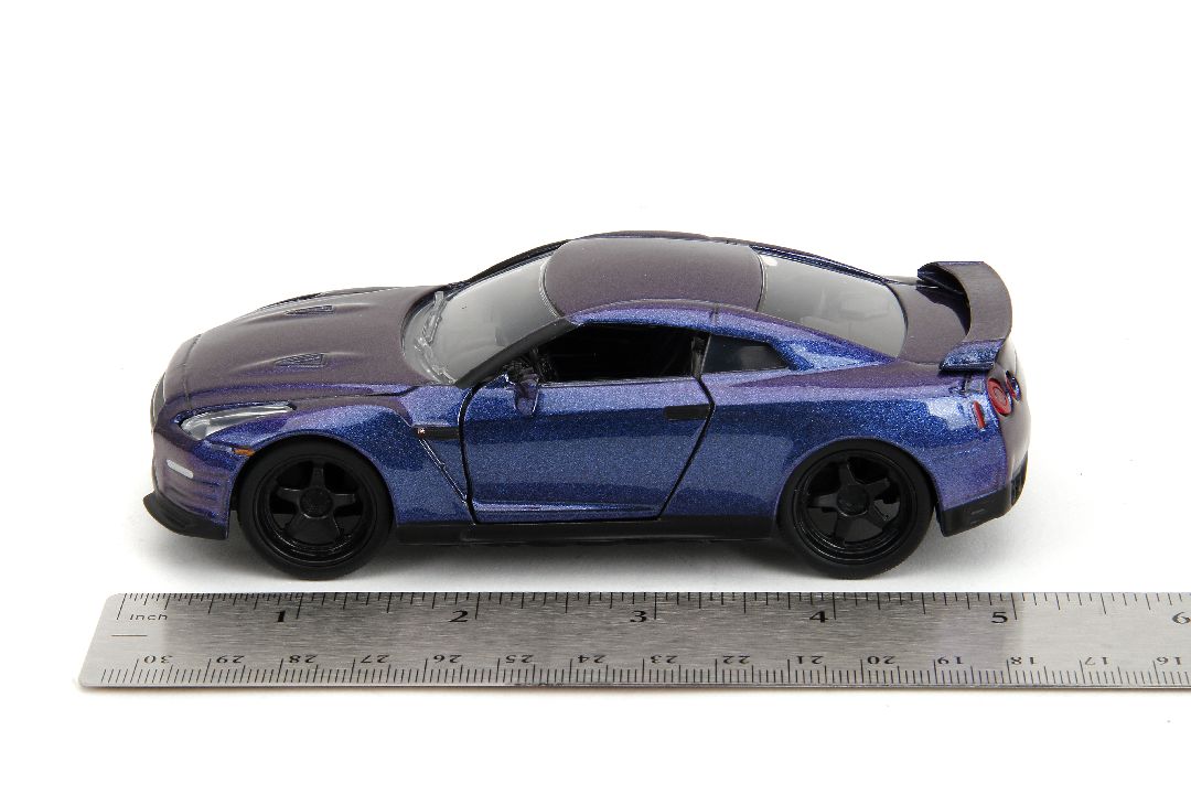 Jada 1/32 "Pink Slips" 2009 Nissan GT-R (R35) - Metallic Purple – image 6