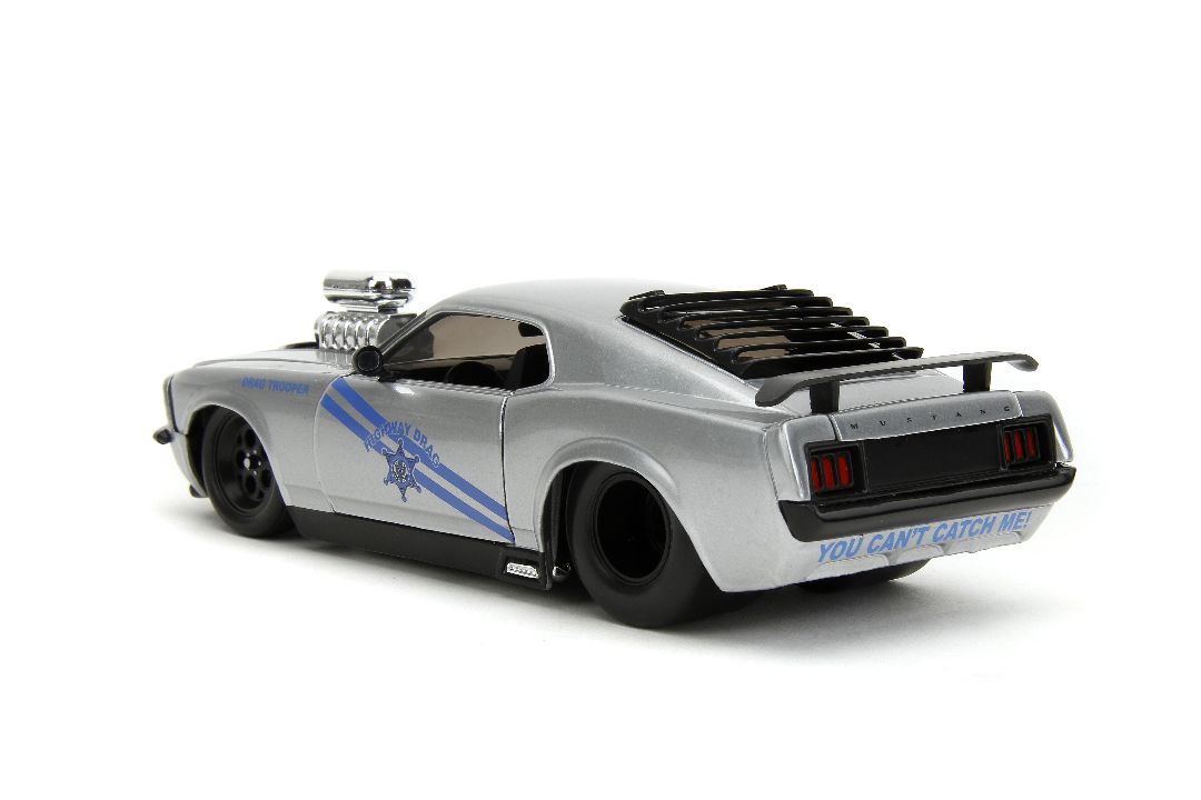 Jada 1/24 "BIGTIME Muscle" 1970 Ford Mustang Boss 429 -Candy Slv – image 3