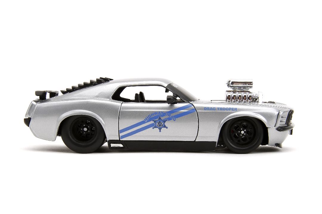 Jada 1/24 "BIGTIME Muscle" 1970 Ford Mustang Boss 429 -Candy Slv – image 6